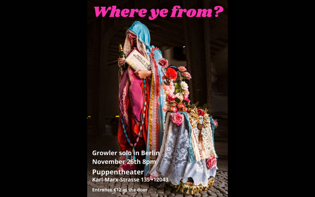 New Growler Solo Show – 26th November